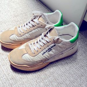 Stella McCartney sneakers -nylon and leather with slight platform